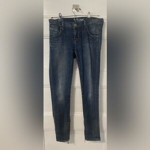 Women’s Hudson Low Rise Jeans w/ Inner Ankle Zippers